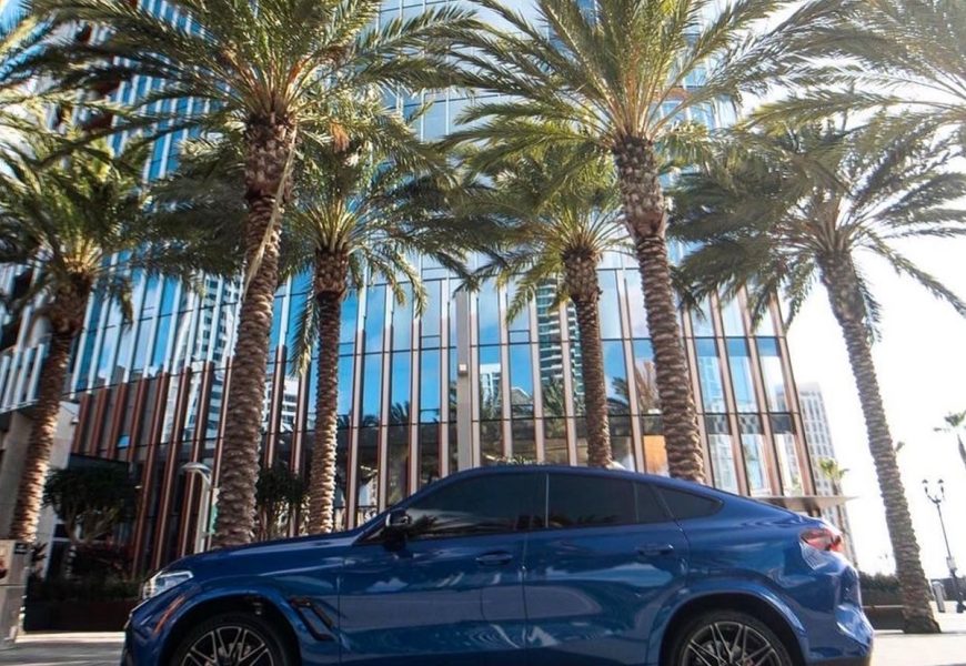 BMW X6M Competition rental in Los Angeles