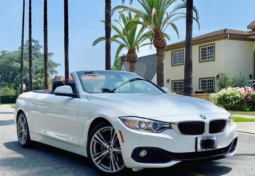 BMW 428i Convertible rental in Los Angeles