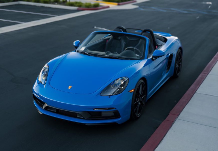 Porsche 718 Boxter GTS rental Los Angeles
