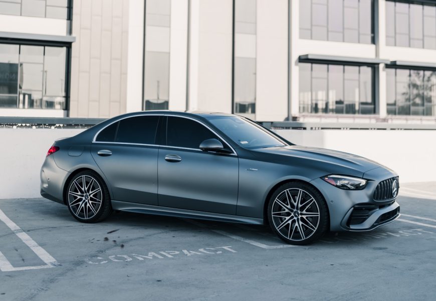 Rent a Mercedes AMG C43 Grey