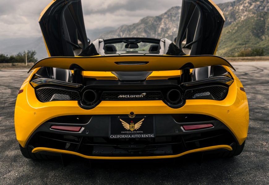 McLaren 720S Spider for rental in Los Angeles