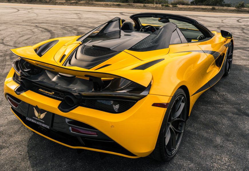 McLaren 720S Spider for rental in Los Angeles