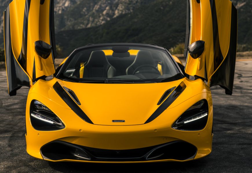 Rent MCLAREN 720S SPIDER in Los Angeles
